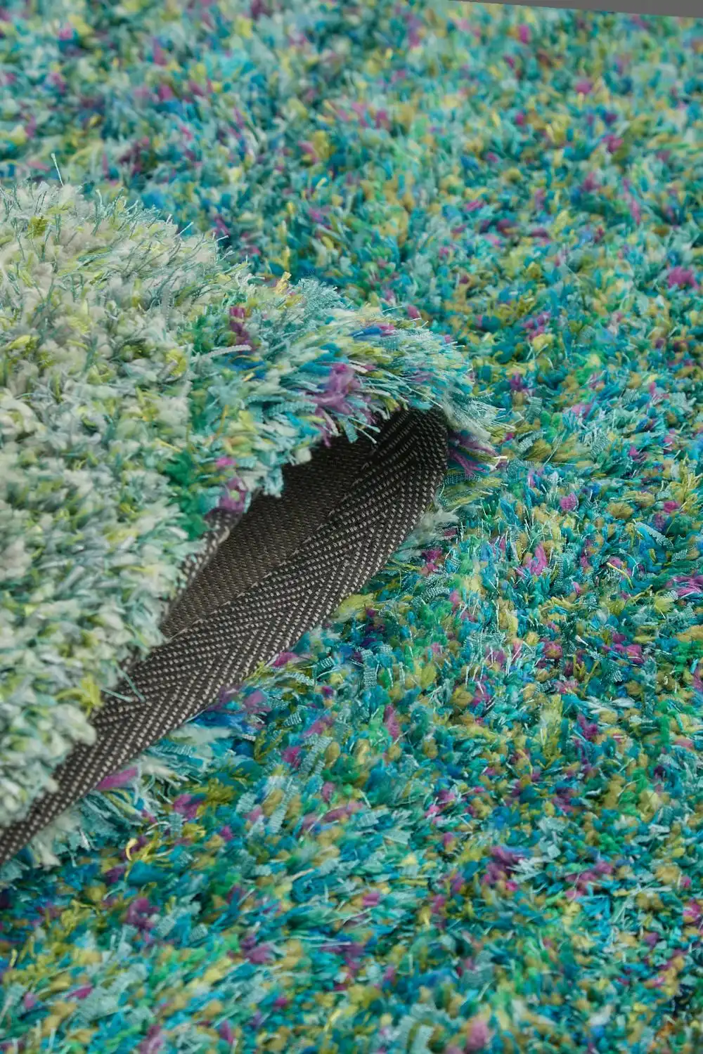 3D Ultimate Shaggy LENA BLUE Rug - Image 4