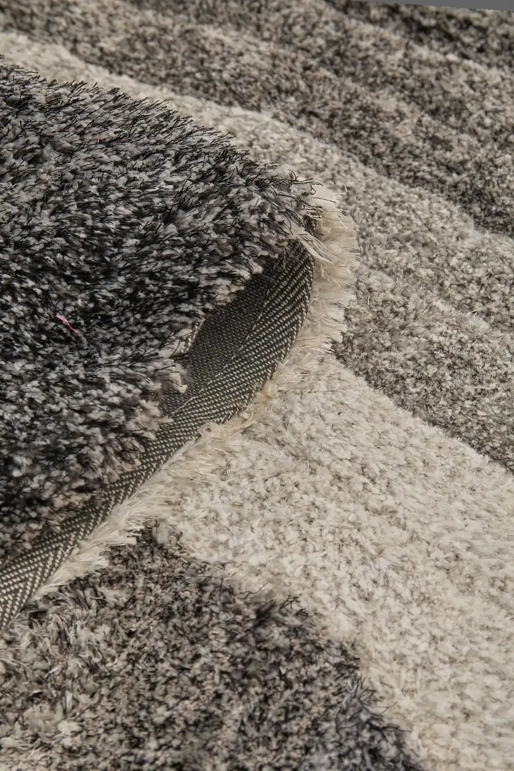 3D Ultimate Shaggy STELLA GREY Rug - Image 4