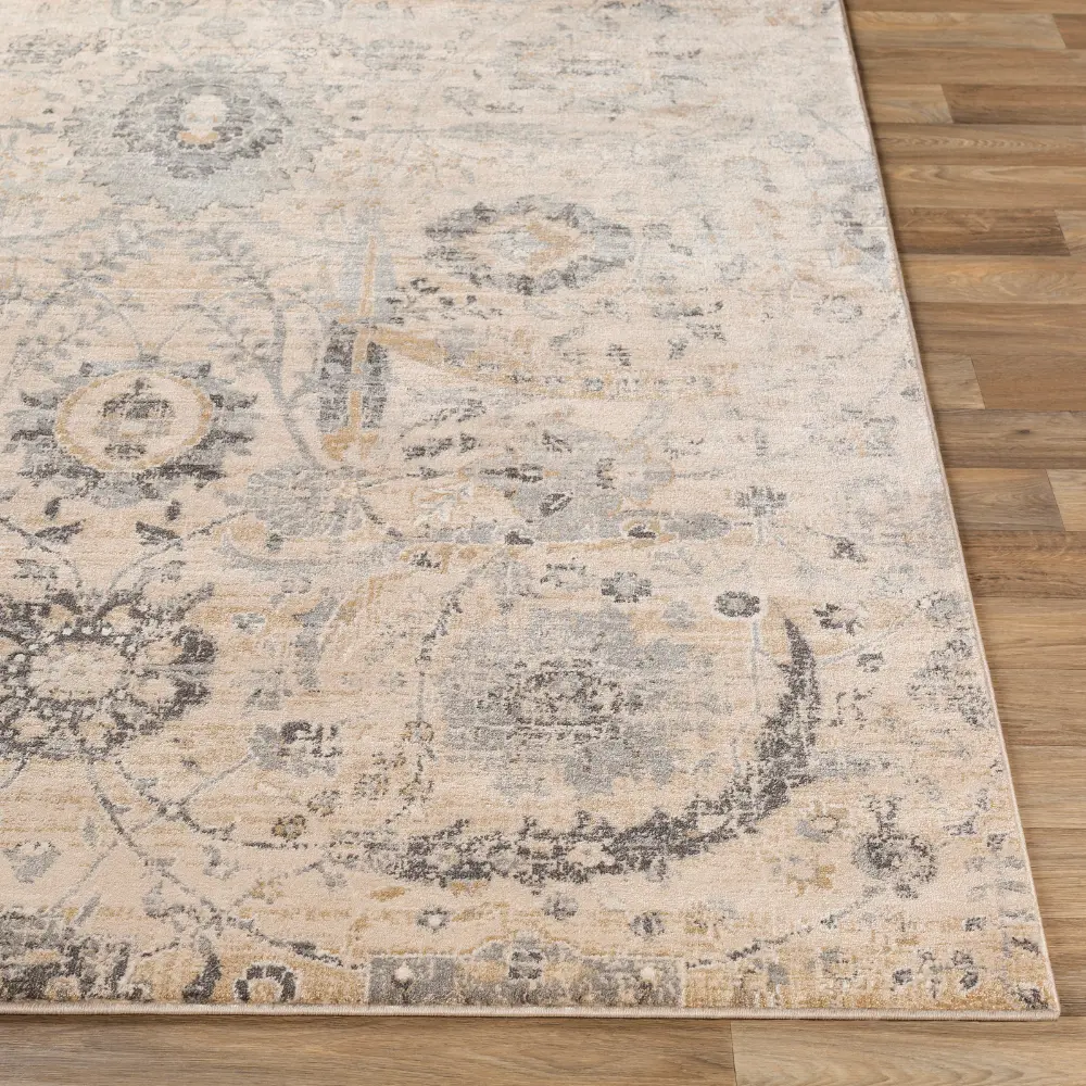 Aarya Vintage Oriental Boho Beige Rug - Image 7