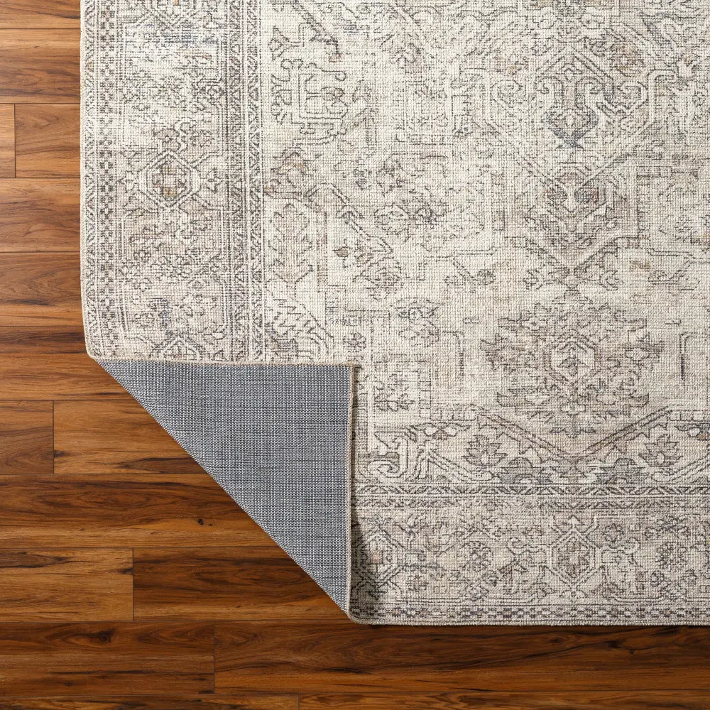 Margot Becki Owens X Livabliss Vintage Oriental Boho Navy/Cream Rug - Image 2