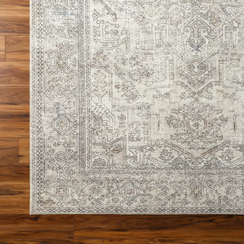 Margot Becki Owens X Livabliss Vintage Oriental Boho Navy/Cream Rug - Image 6