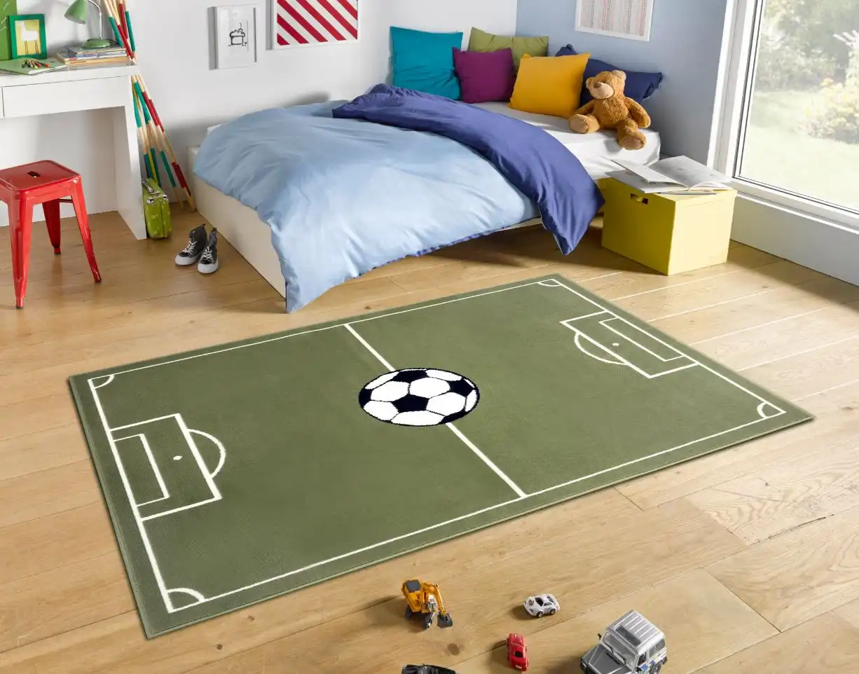 Adventures Hanse Home 105526 Estadio Green Rug
