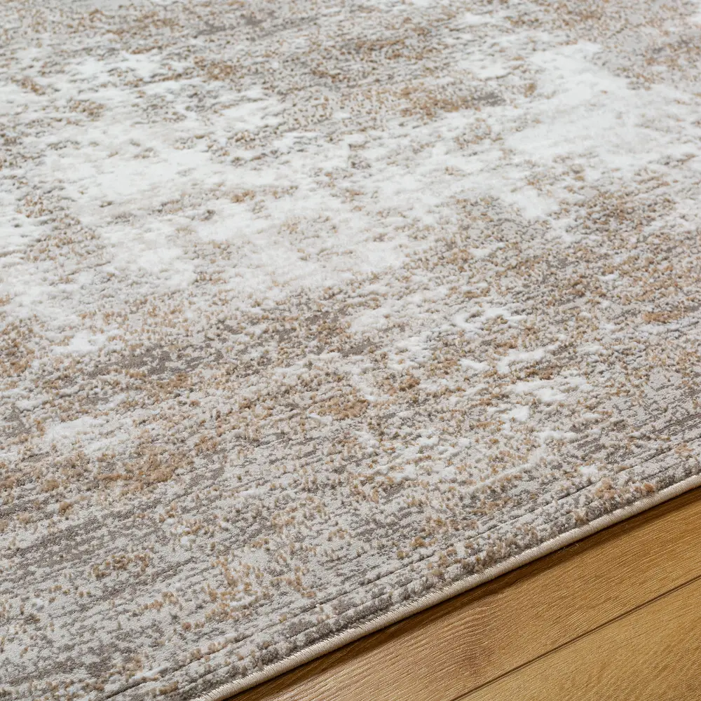 Allegro-Abstract Beige Grey Modern Marble Living Dining Bedroom Rug ALG2313 - Image 4