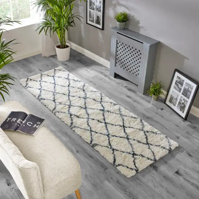 Alto AL03 Cream and Blue Rug - Image 3