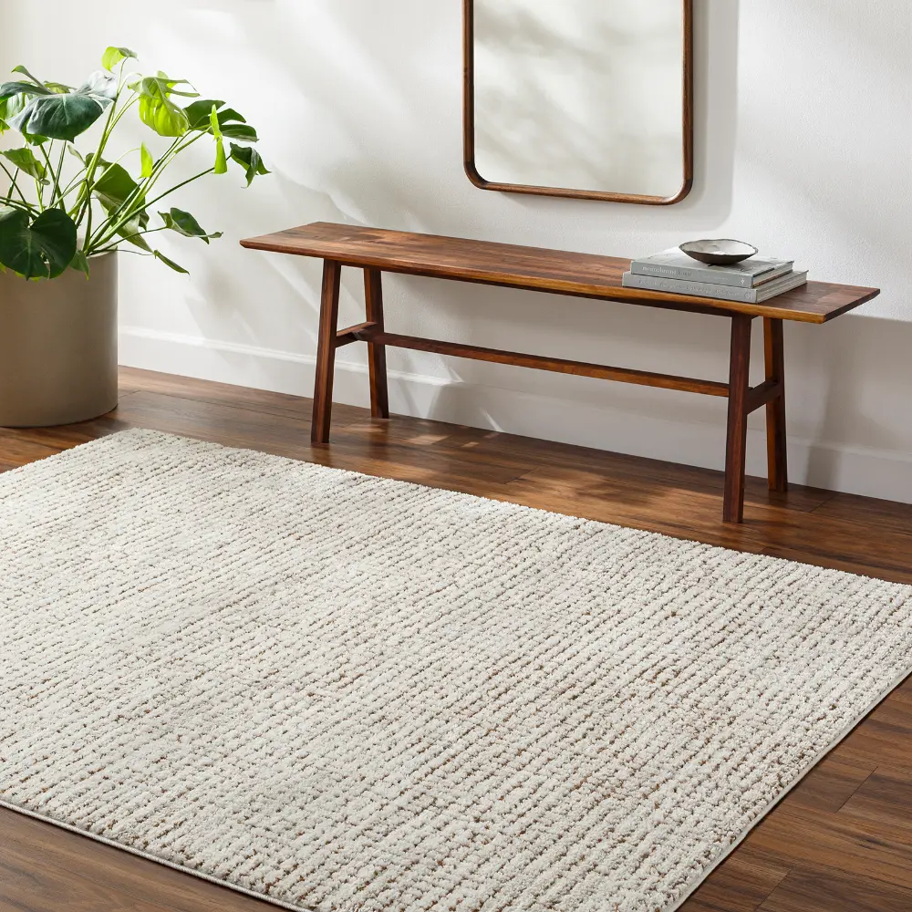 Amandine Scandi Modern High Pile Brown Rug - Image 10