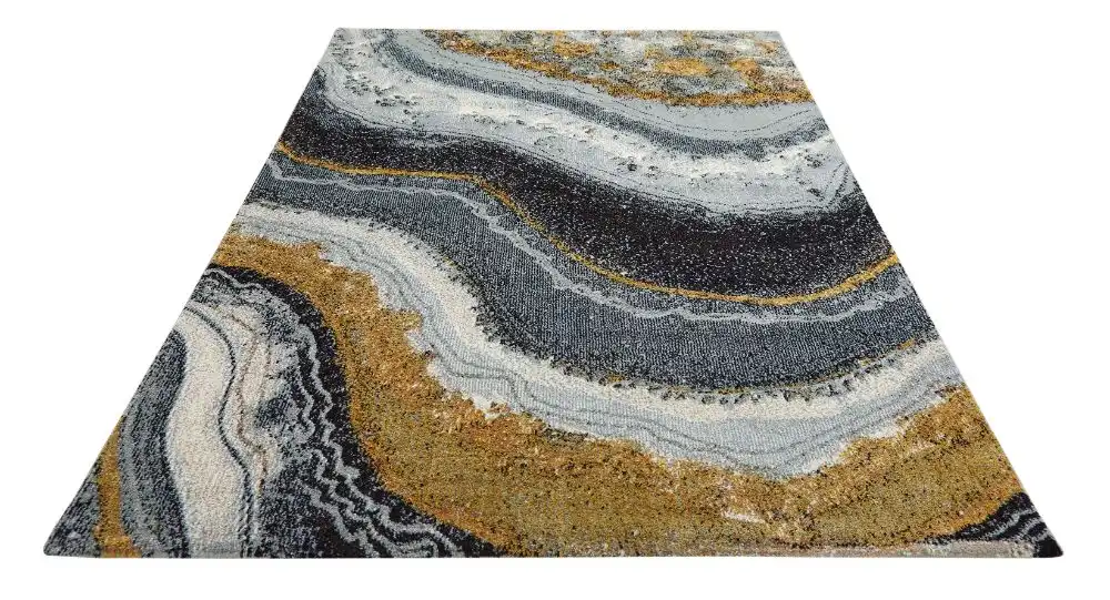 Amara AMA103 Grey Blue Bronze Rug - Image 4