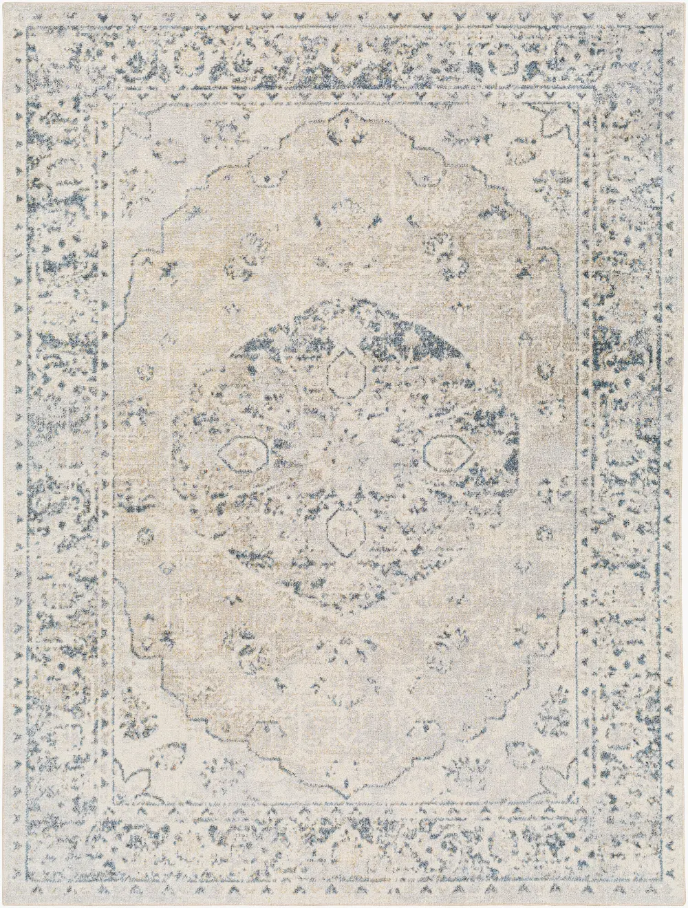 Amayra Machine Washable Traditionnal Boho Oatmeal Rug - Image 8