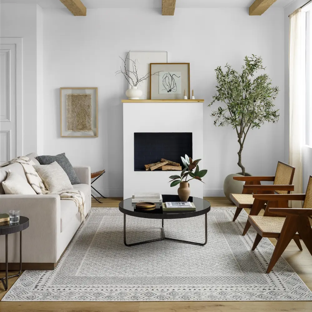 Ambre Scandi Geometric Grey Rug - Image 10