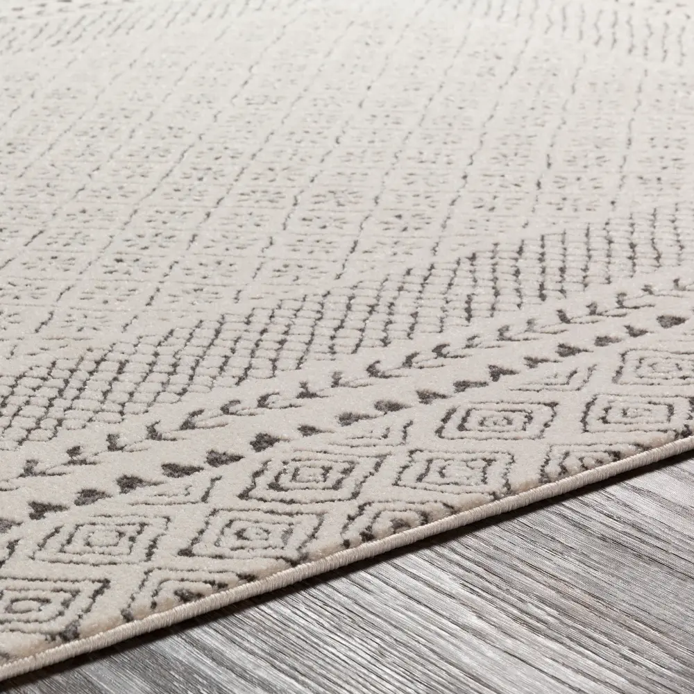 Ambre Scandi Geometric Grey Rug - Image 6