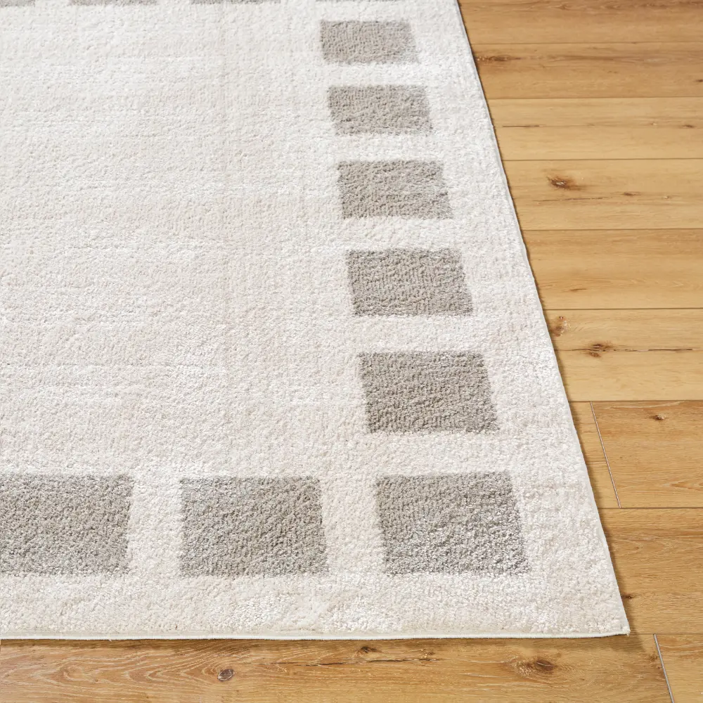 Amine Machine Washable Modern Shaggy Medium Grey Rug - Image 4