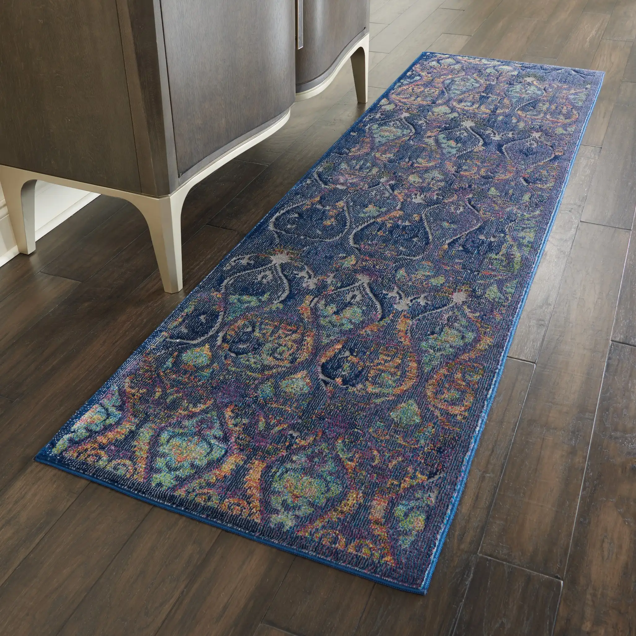 ANKARA GLOBAL ANR08 Navy Multi Rug - Image 5