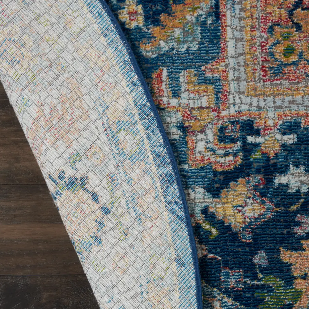 ANKARA GLOBAL ANR11 Blue Multi Rug - Image 11
