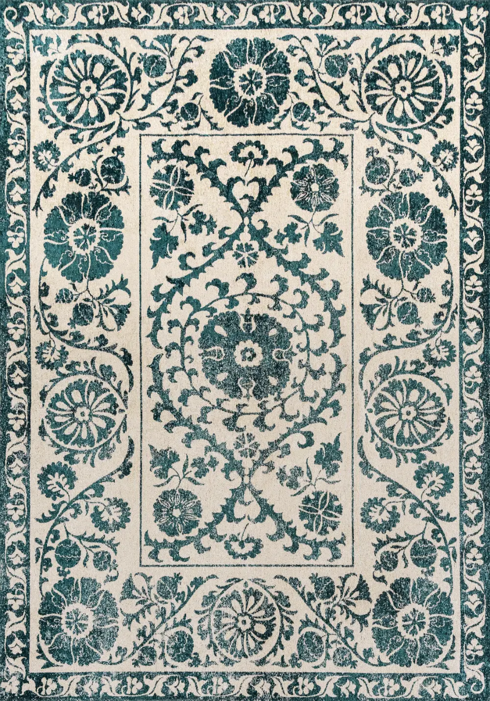 Antiquarian Suzani Notos 9733Washable Rug - Image 12
