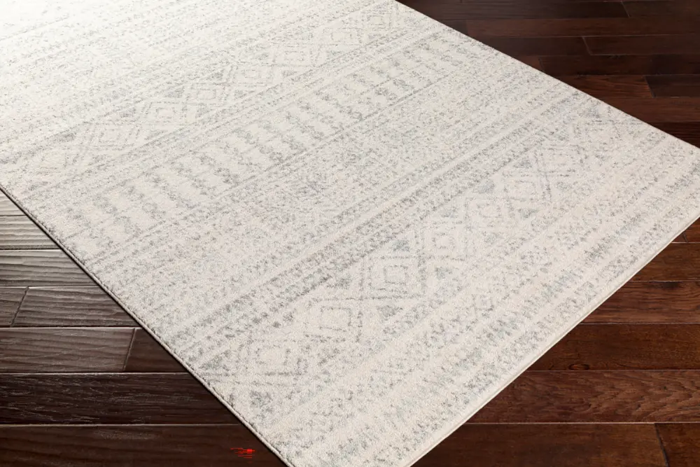 Anushkla Scandi Global Light Grey Rug - Image 5