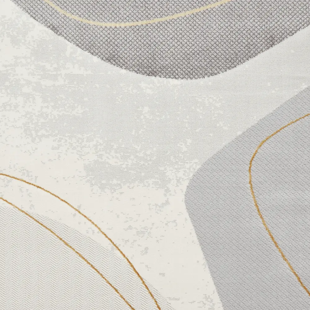 Apollo E9974 Grey/Gold Modern Abstract Rug - Image 7