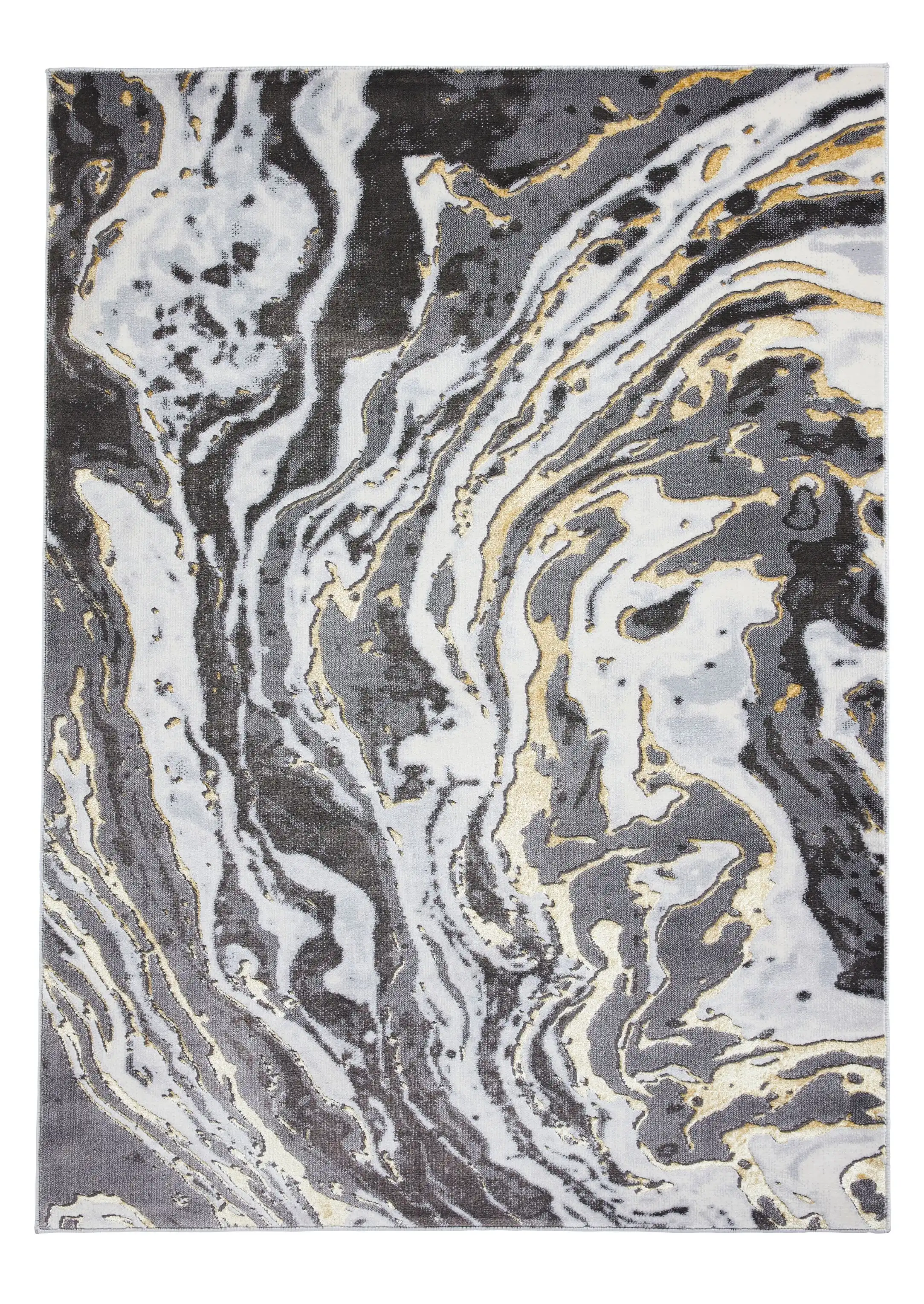 Apollo Think GR584 Grey Gold Rug - Image 2
