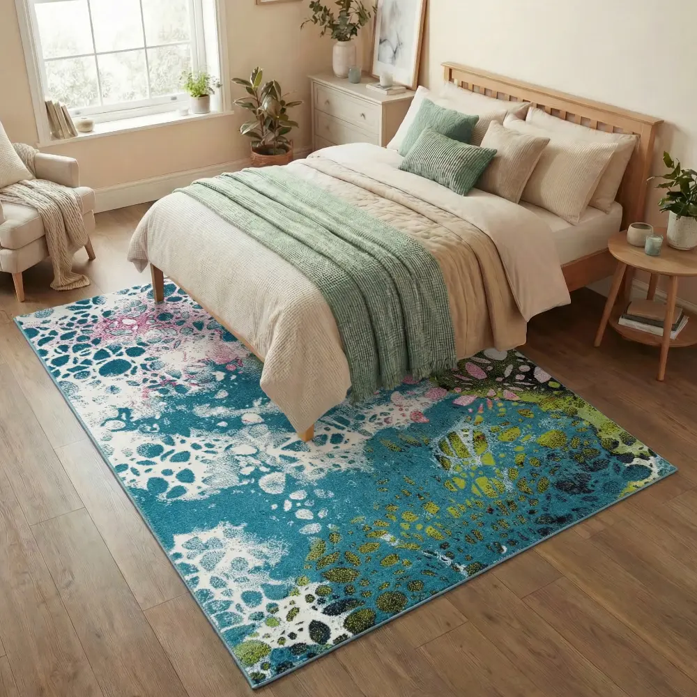 ART COLLECTION ART103 Blue Rug - Image 2