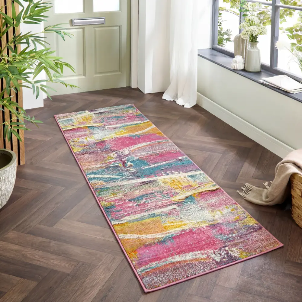 ART COLLECTION ART107 Light Multicolour Rug - Image 3