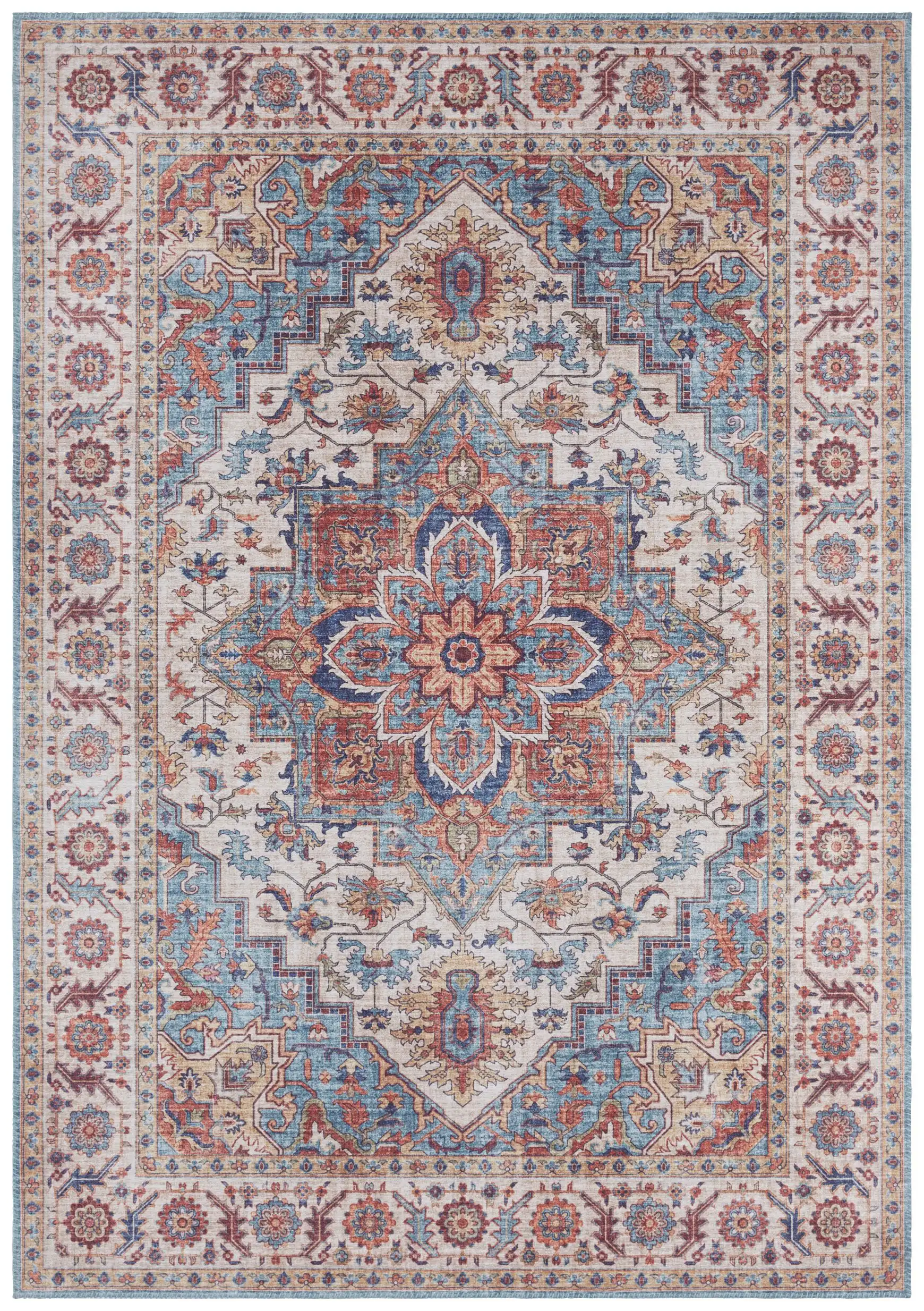Asmar 104002 Anthea Cyan Rug - Image 2