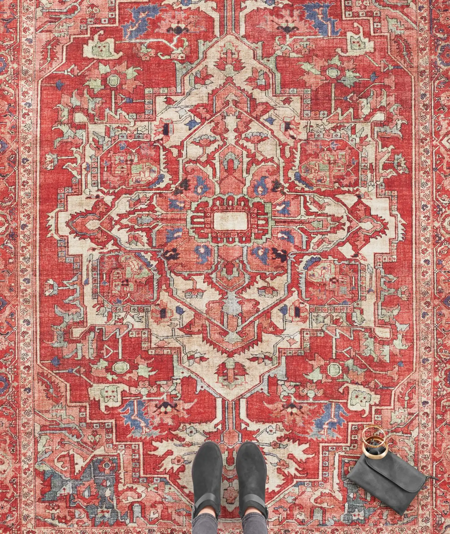 Asmar 104018 Leta Red Rug - Image 3