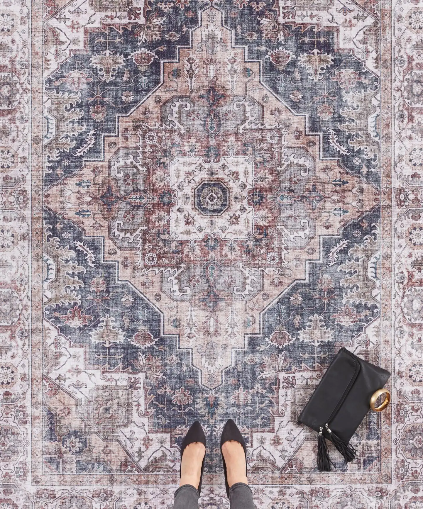 Asmar 104016 Sylla Putty Grey Rug - Image 4