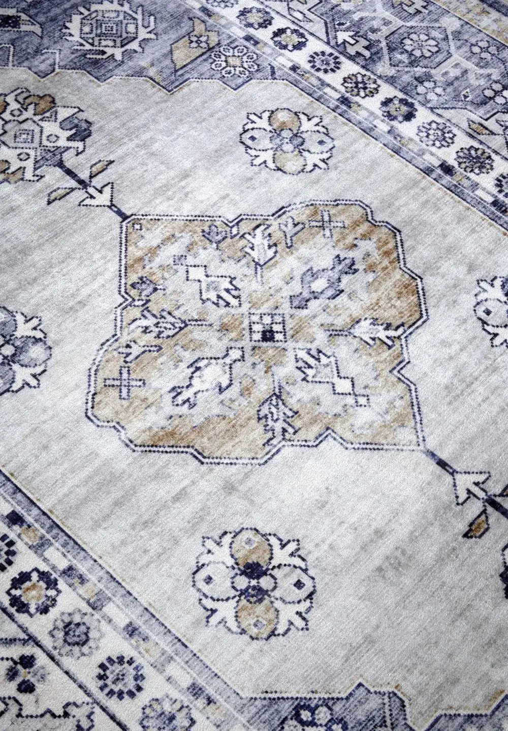 Asya 106047 Blue Gold Rug - Image 2