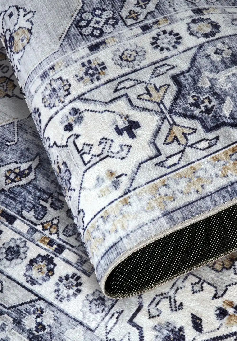 Asya 106047 Blue Gold Rug - Image 3