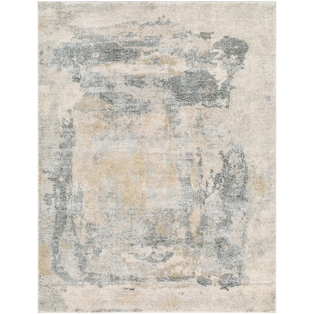 Avellino Abstract Grey Blue Beige Modern Marble High Pile Living Dining Bedroom AVL2348 Rug - Image 4
