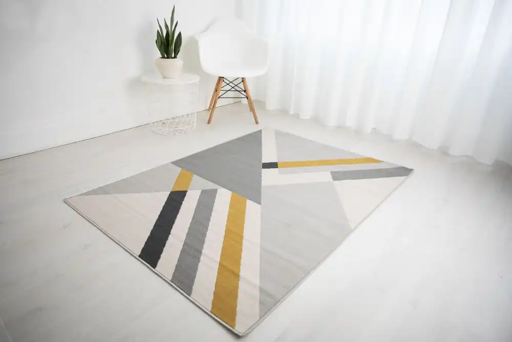 Balletto 186B Grey Ochre Rug