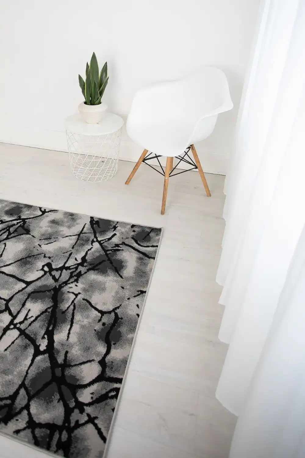 Balletto 19NA Anthracite Black Rug