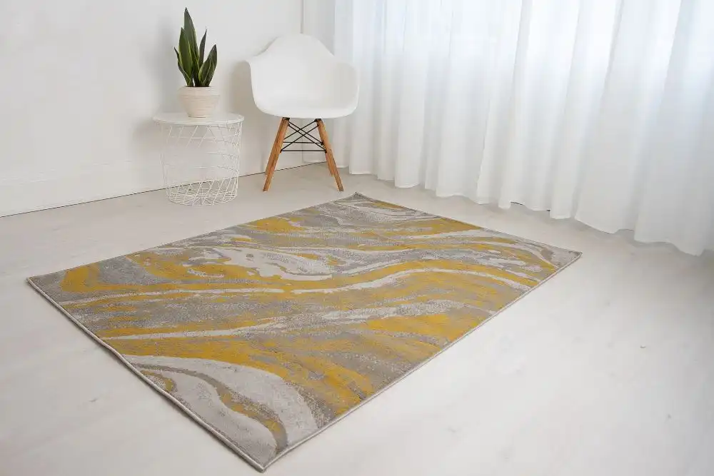 Balletto 21EA Ochre Grey Rug