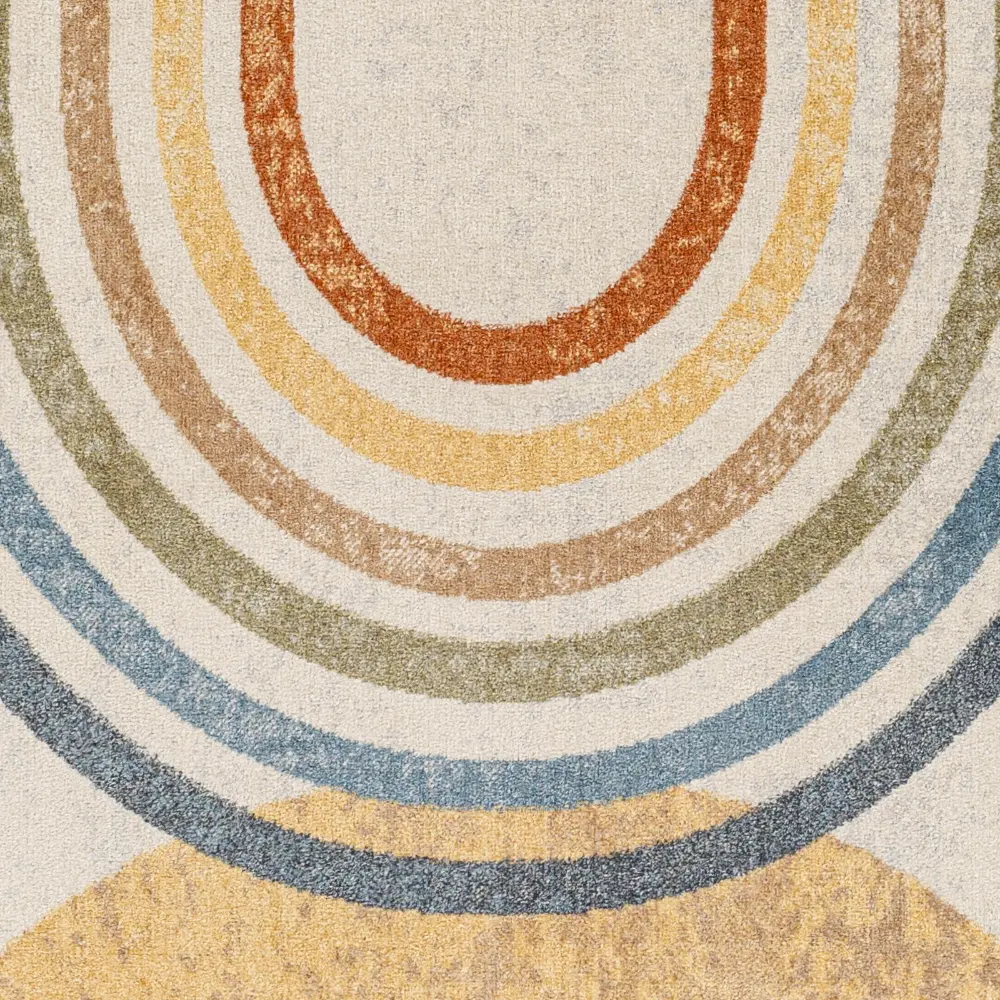 Barbara Machine Washable Modern Beige Rug - Image 3