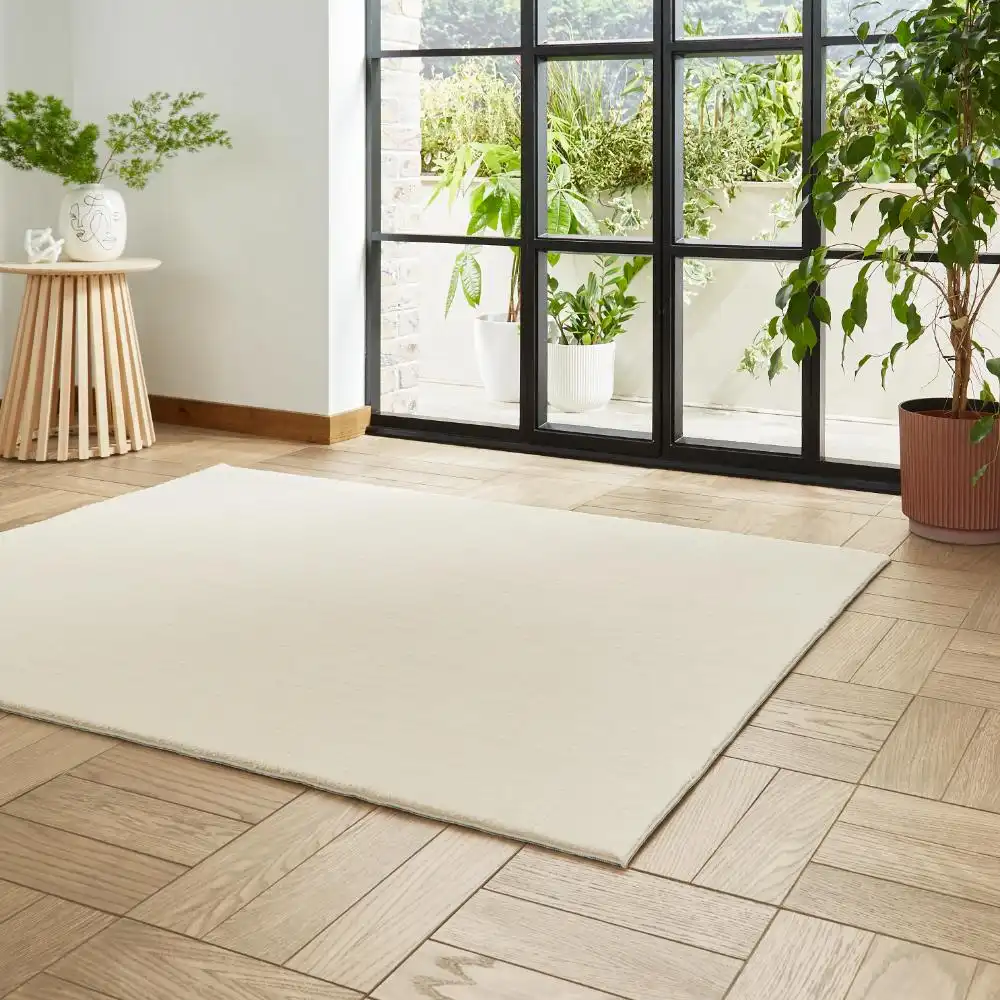 Bay Washable Cream Rug - Image 2