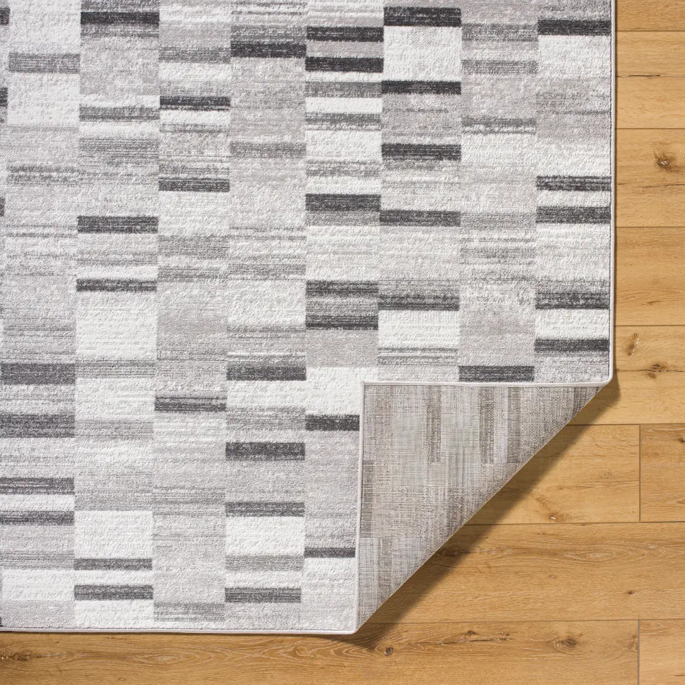 Bhaumi Scandi Modern Black Rug - Image 2