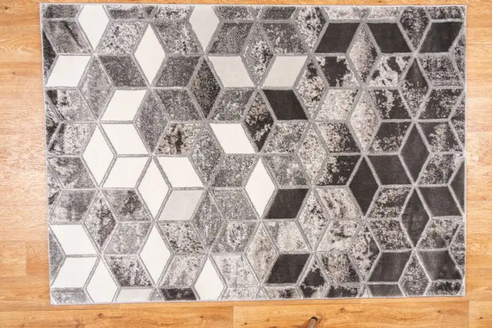 Bianco 0207IA D.Grey Silver Rug - Image 8
