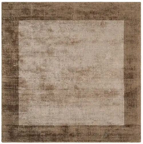 Blade Border Chocolate Mocha Rug - Image 4