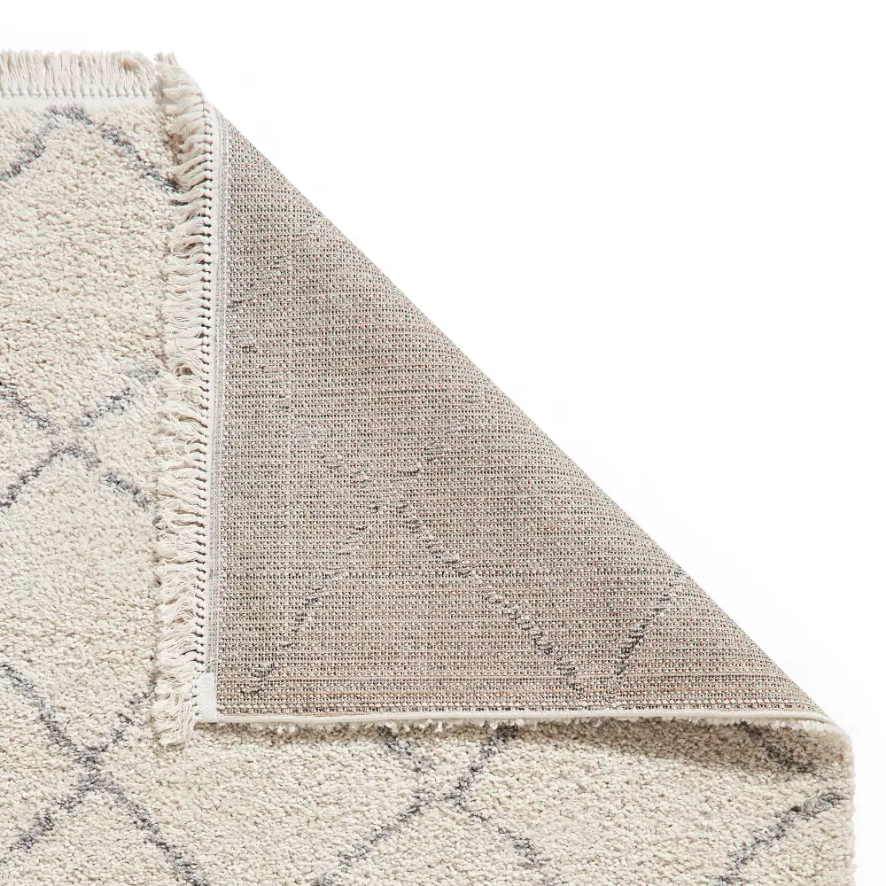 Boho 5413 Cream Berber Rug - Image 9