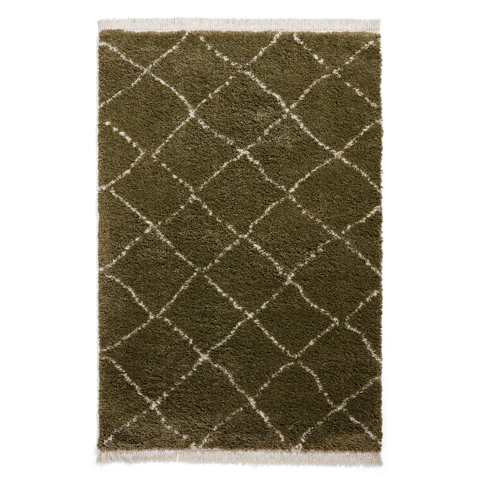 Boho 5413 Green Berber Rug - Image 3