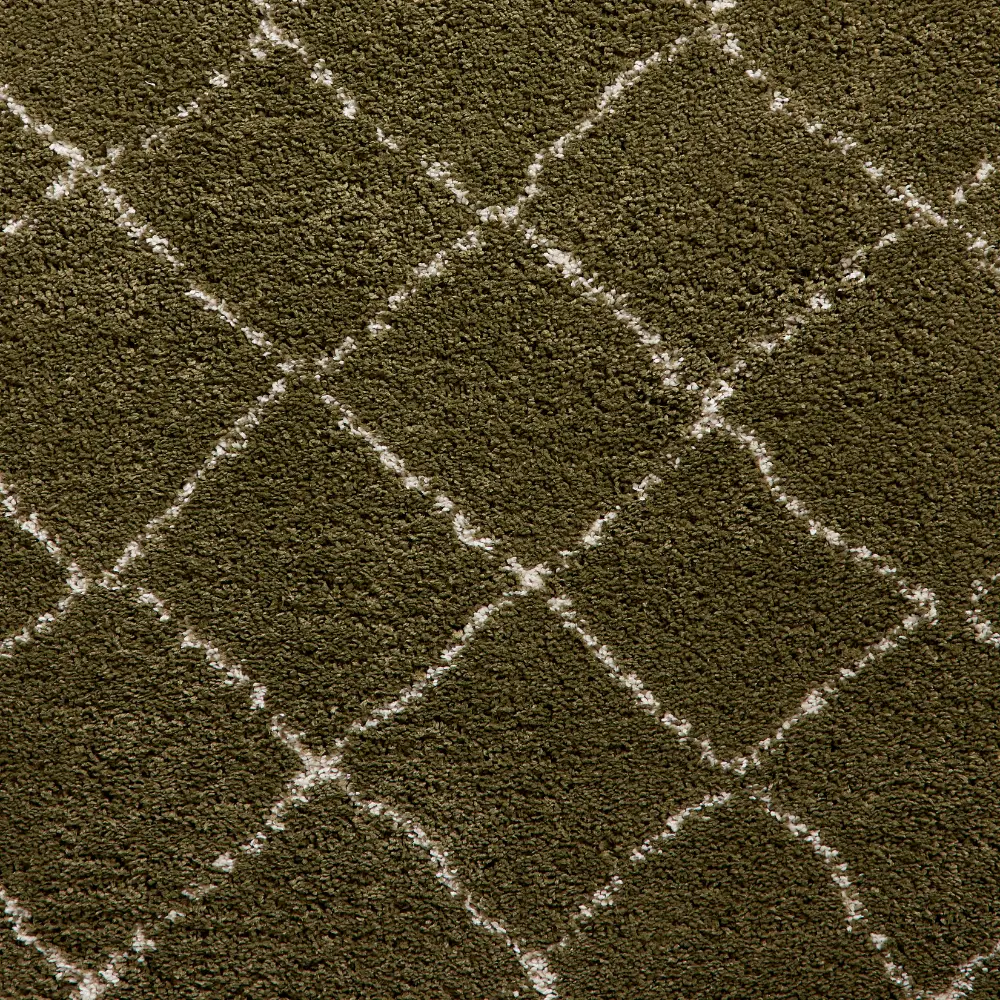 Boho 5413 Green Berber Rug - Image 4