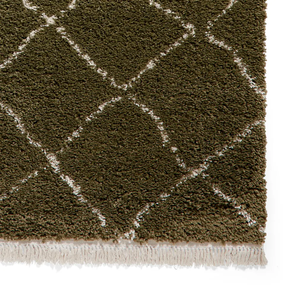 Boho 5413 Green Berber Rug - Image 8