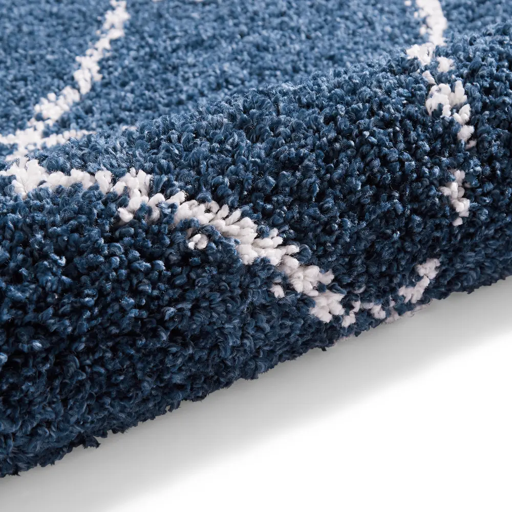 Boho 5413 Navy Berber Rug - Image 4