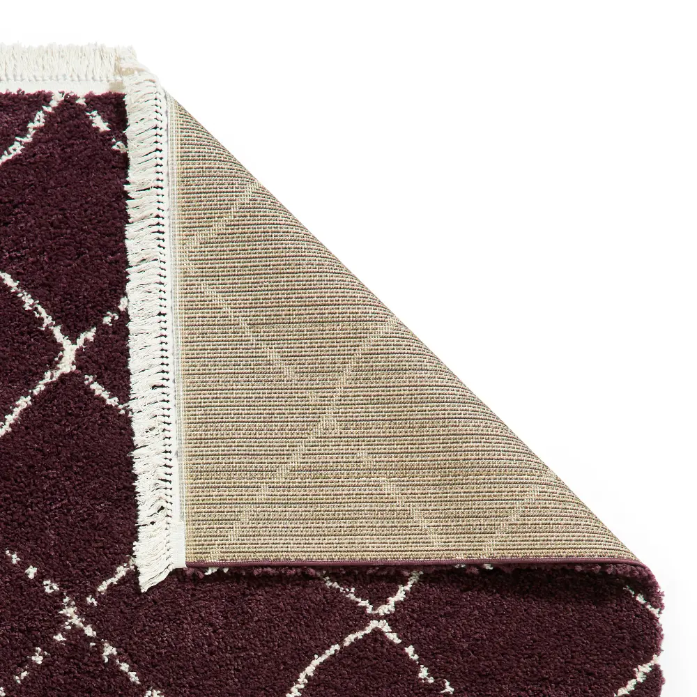 Boho 5413 Purple Berber Rug - Image 4