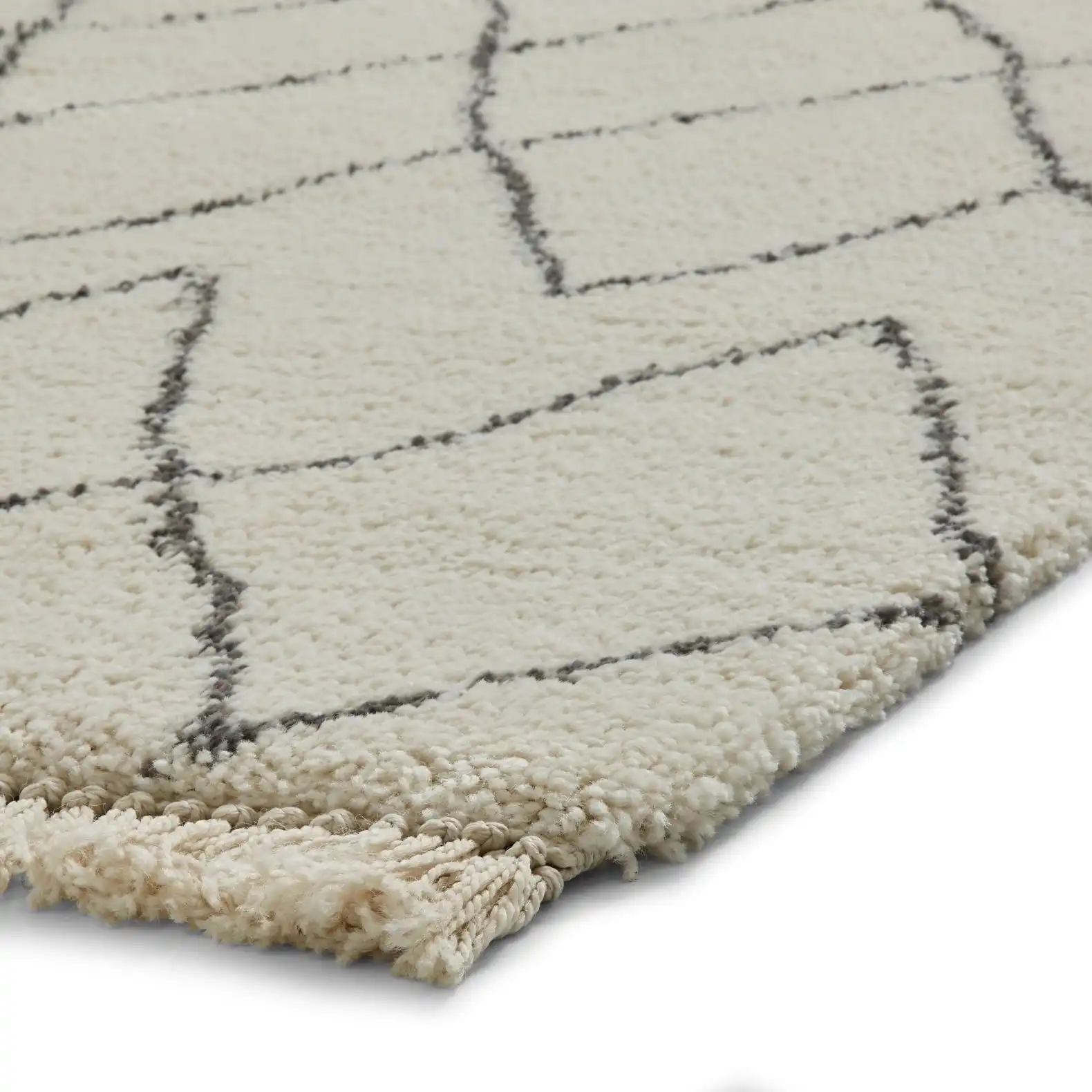 Boho 8280 Cream Grey Rug - Image 3
