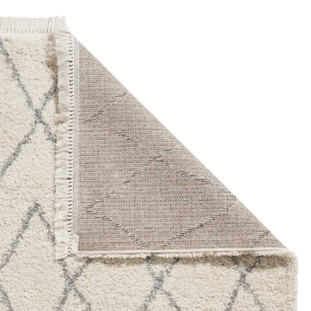 Boho 8280 Cream/Grey Berber Rug - Image 6