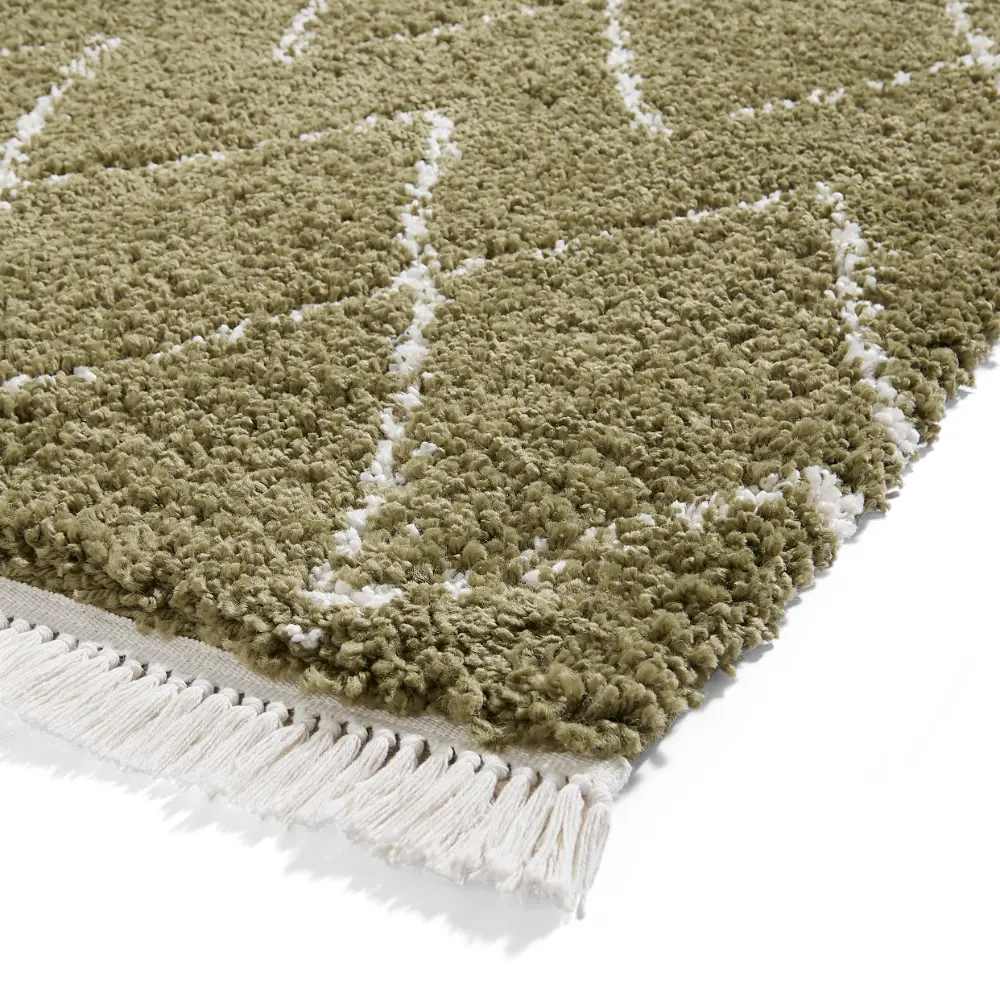 Boho 8280 Green Berber Rug - Image 3