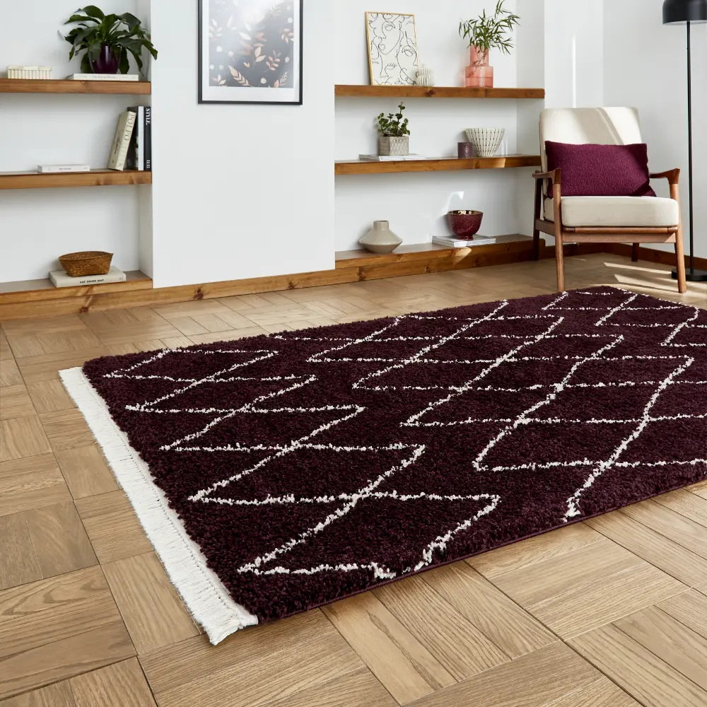 Boho 8280 Purple Berber Rug - Image 2
