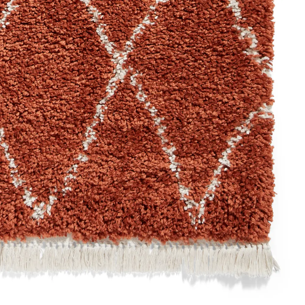 Boho 8280 Rust Berber Rug - Image 5
