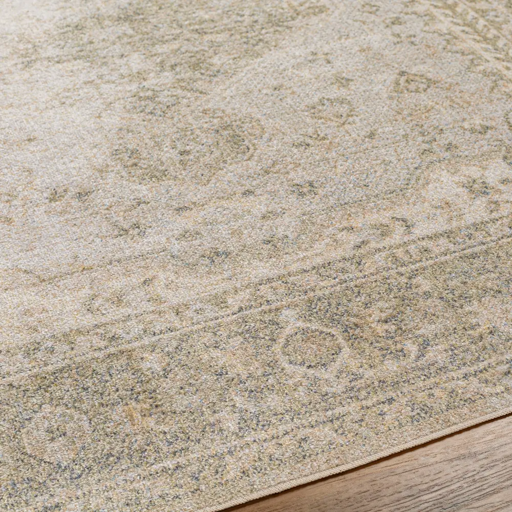 Boka Machine Washable Traditionnal Boho Camel Rug - Image 4