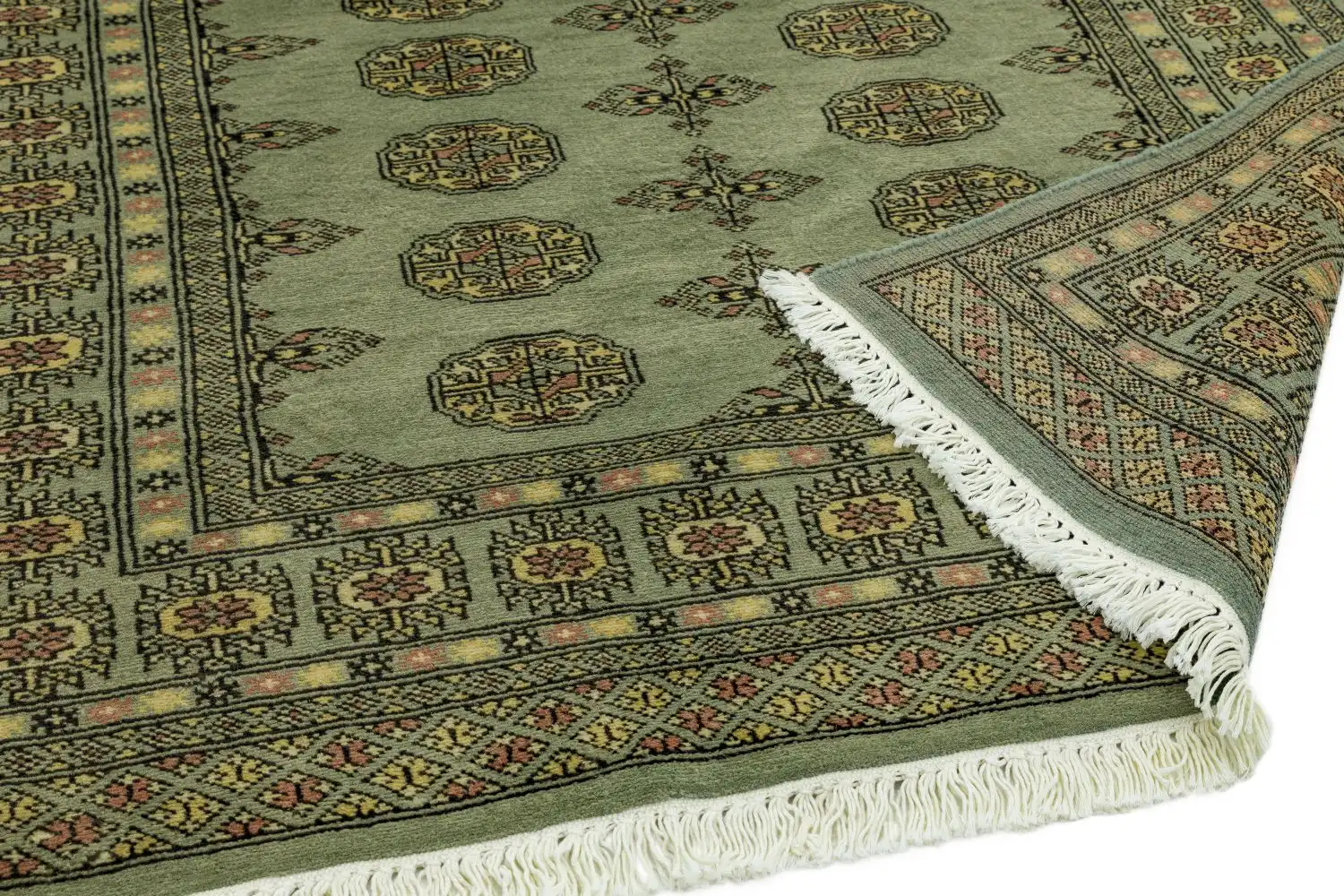 Bokhara Bokhara Green Rug - Image 3