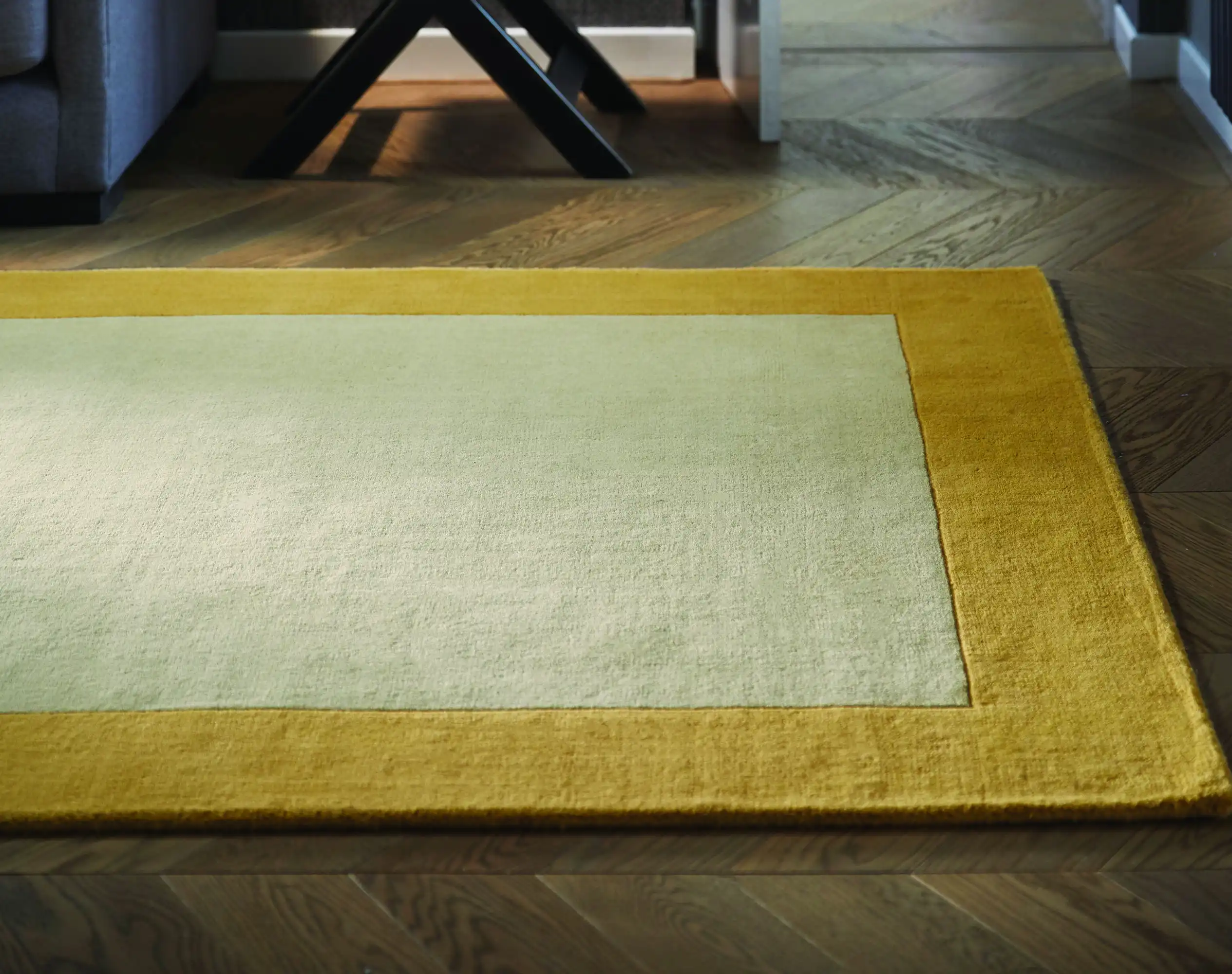 Borders Ochre Rug